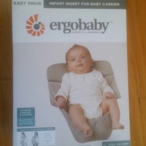Ergo Baby Carrier Infant Insert Easy Snug Gray
